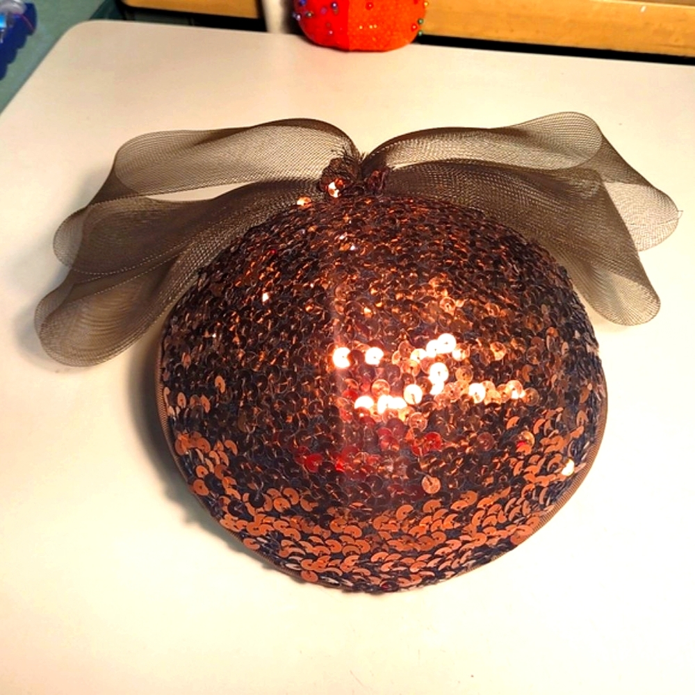 NWT Vintage coper Sequin Andre Fascinator